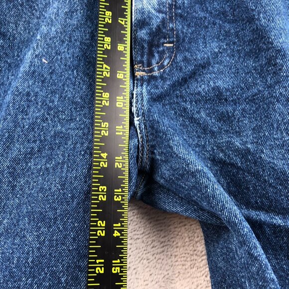 Wrangler Mens Jeans 38x30 Regular Fit Straight Leg Blue Denim Classic Casual - Picture 6 of 14